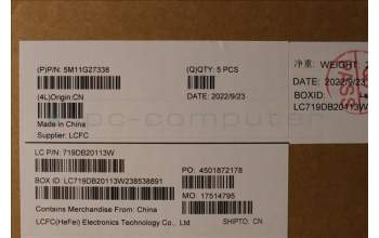 Lenovo 5M11G27338 MECH_ASM KB CCov RBKLT Chicon BK