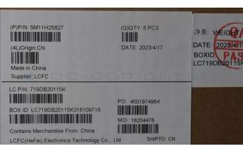 Lenovo 5M11H25827 MECH_ASM KB CCov BRL BKLT Chicon WW BK