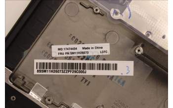 Lenovo 5M11H26073 MECH_ASM KBD C-Cov UK BKLT Chicon WW BK