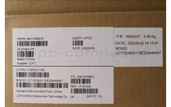 Lenovo 5M11H26079 MECH_ASM KBD C-Cov UK BKLT Sunrex WW BK