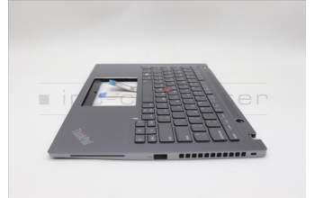 Lenovo 5M11H26131 MECH_ASM KBD C-Cov ENG BKLT Transi GY