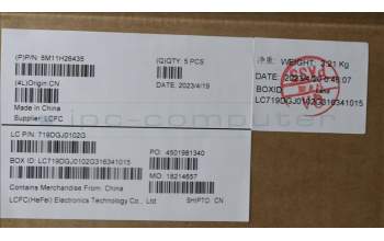 Lenovo 5M11H26435 MECH_ASM KBCVR THAI(SRX)FPR US SR