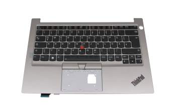 5M11H26525 Original Lenovo Tastatur inkl. Topcase DE (deutsch) schwarz/silber mit Backlight und Mouse-Stick