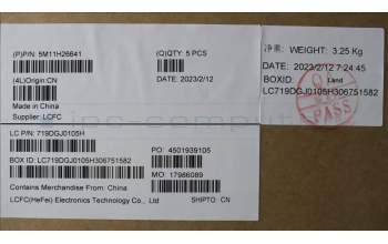 Lenovo 5M11H26641 MECH_ASM KBCVR THAI BKLT(PMX)FPR US SR