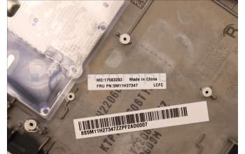 Lenovo 5M11H27347 MECH_ASM KBD Cc EST BKLT(SUN) UK BK