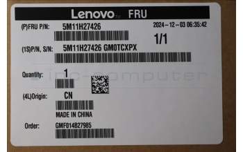 Lenovo 5M11H27426 MECH_ASM KBD Cc ITA BKLT(LTN)UK BK