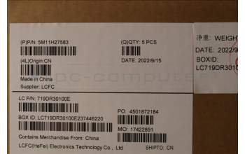 Lenovo 5M11H27583 MECH_ASM KBD Cc ARA BKLT(CHY) US WWBK