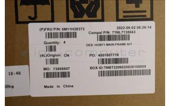 Lenovo 5M11H28373 MECH_ASM MAIN_FRAME_NT_A570-27IAP