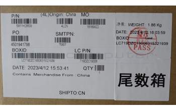 Lenovo 5M11H28609 MECH_ASM F/bzl,With button sponge,T580