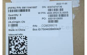 Lenovo 5M11H41687 MECH_ASM WLAN C-Cvr+RUS KB ASM,CHY