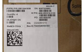 Lenovo 5M11H41838 MECH_ASM WW C-Cvr+SPA KB ASM,CHY