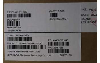 Lenovo 5M11H44232 MECH_ASM GRP KBD BZL,ILD,WW,DB,CHY