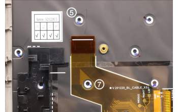 Lenovo 5M11H44319 MECH_ASM GRP KBD BZL,LA SPA,WL,DB,SUN