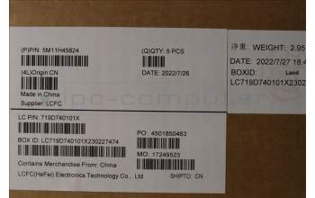 Lenovo 5M11H45824 MECH_ASM KBD BZL,WL,GY,SRX,JPN