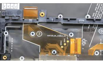 Lenovo 5M11H45831 MECH_ASM KBD BZL,WL,GY,SRX,FRA/ENG