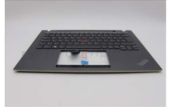 Lenovo 5M11H52349 C-Cover with keyboard, German, Grey, Backlight, UK