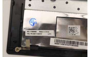 Lenovo 5M11H58737 MECH_ASM KBD CCvr ITA(PMX)UK BK