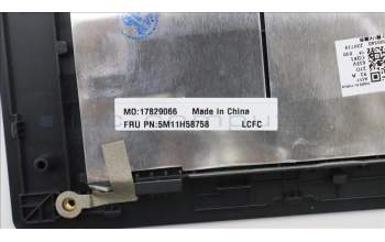 Lenovo 5M11H58758 C-Cover with keyboard,Nordic,Black