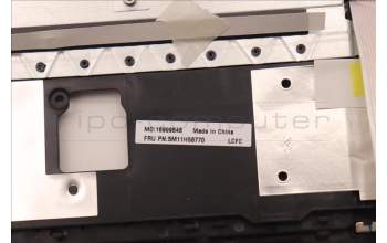 Lenovo 5M11H58770 MECH_ASM KBD CCvr EURO ENG(PMX)US BK