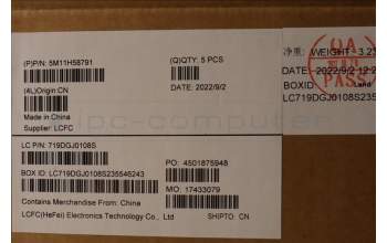 Lenovo 5M11H58791 MECH_ASM KBD CCvr IND ENG(PMX)US BK