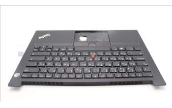 Lenovo 5M11H58851 MECH_ASM KBD CCvr RUS(PMX)FPR US BK