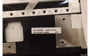 Lenovo 5M11H58932 MECH_ASM KBD CCvr FRA BKL(PMX)UK BK