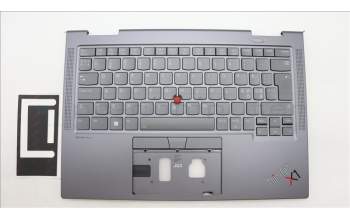 Lenovo 5M11H62311 MECH_ASM BL KB GY FPR NORDIC SRX