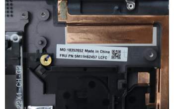 Lenovo 5M11H62457 C-Cover with keyboard, Norwegian, Grey, Backlight, FingerPrint, WWAN, UK