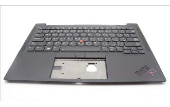 Lenovo 5M11H62582 C-Cover with keyboard, Arabic, Black, Backlight, US