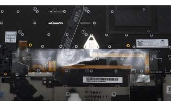 Lenovo 5M11H62610 C-Cover with keyboard,USA English,Black,Backlight,Fingerprint