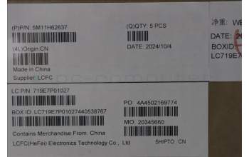 Lenovo 5M11H62637 MECH_ASM BL KB BK FPR HBW CHY