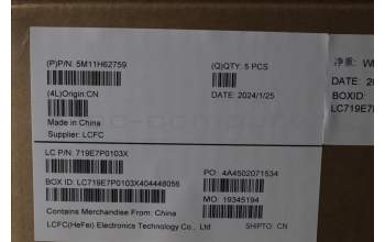 Lenovo 5M11H62759 MECH_ASM BL KB BK FPR WW CZE/SLK SRX