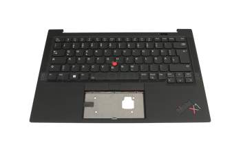 5M11H62782 Original Lenovo Tastatur inkl. Topcase DE (deutsch) schwarz/schwarz mit Backlight und Mouse-Stick