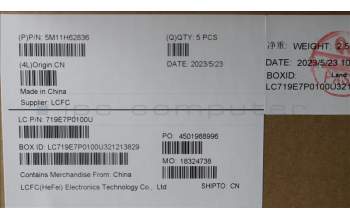 Lenovo 5M11H62836 MECH_ASM BL KB BK FPR WW RUS SRX