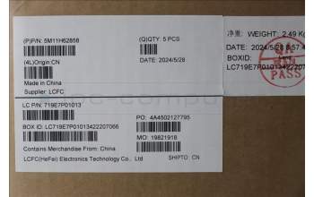 Lenovo 5M11H62858 MECH_ASM BL KB BK FPR WW THAI CHY