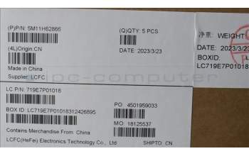 Lenovo 5M11H62866 MECH_ASM BL KB BK FPR WW UK SRX