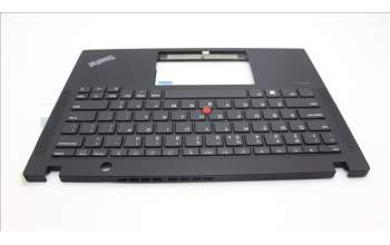 Lenovo 5M11H88989 C-Cover with keyboard, US English Euro, Black, US