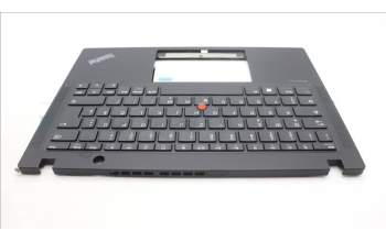 Lenovo 5M11H88998 C-Cover with keyboard, German, Black, UK
