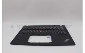 Lenovo 5M11H89006 C-Cover with keyboard, Hungarian, Black, UK
