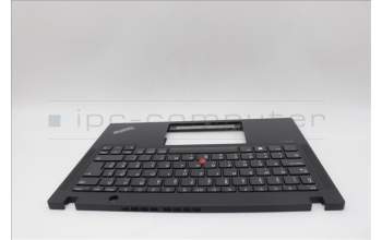 Lenovo 5M11H89006 C-Cover with keyboard, Hungarian, Black, UK