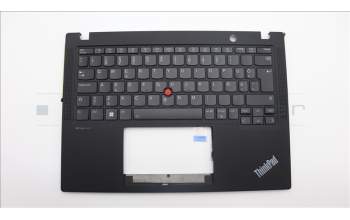 Lenovo 5M11H94382 C-Cover with keyboard, Estonian, Black, Backlight, UK