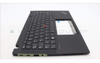 Lenovo 5M11H94389 C-Cover with keyboard,French,Black,Backlight