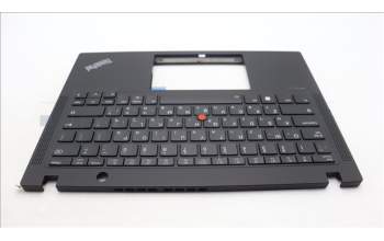 Lenovo 5M11H94400 C-Cover with keyboard, Hebrew, Black, Backlight, US
