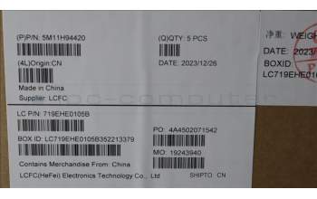 Lenovo 5M11H94420 MECH_ASM BL KB BK MG LA SPA CHY