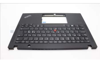 Lenovo 5M11H94429 C-Cover with keyboard,Nordic,Black,Backlight