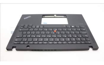 Lenovo 5M11H94433 C-Cover with keyboard, Portuguese, Black, Backlight, UK