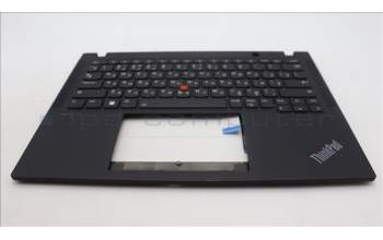 Lenovo 5M11H94435 C-Cover with keyboard, Russian, Black, Backlight, US