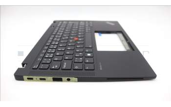 Lenovo 5M11H94487 C-Cover with keyboard, Czech Slovakian, Black, Backlight, WWAN, UK