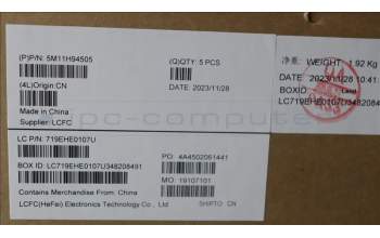 Lenovo 5M11H94505 MECH_ASM BL KB BK MG WW FRA/ENG LTN