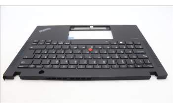 Lenovo 5M11H94558 C-Cover with keyboard,Swedish/Finnish,Black,Backlight,WWAN